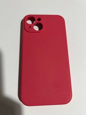 Apple iPhone 14 Pink Silicone Phone Case